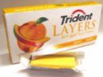 Жвачка Trident Layers Peach Mango 